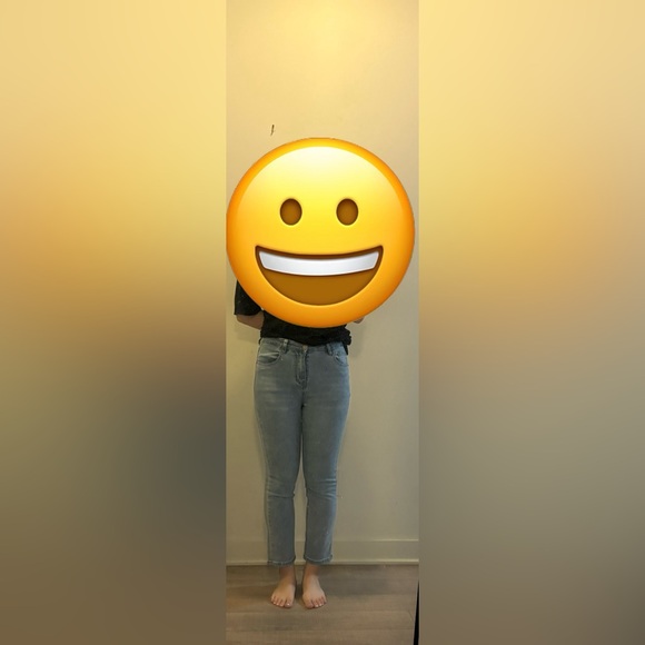 Midrise ankle length blue jeans size 28 - Picture 1 of 4